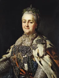 Porträt von Katharina II. (1729-96) von Russland